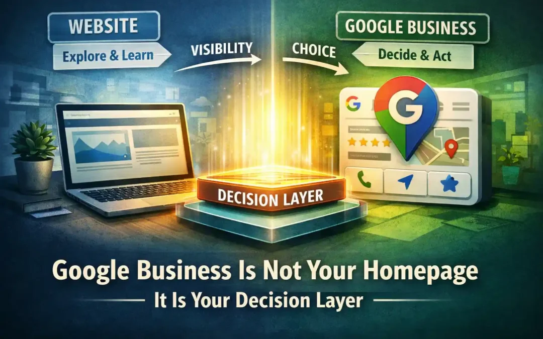 Google Business Isn’t Your Homepage. It’s Your Decision Layer
