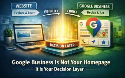 Google Business Isn’t Your Homepage. It’s Your Decision Layer