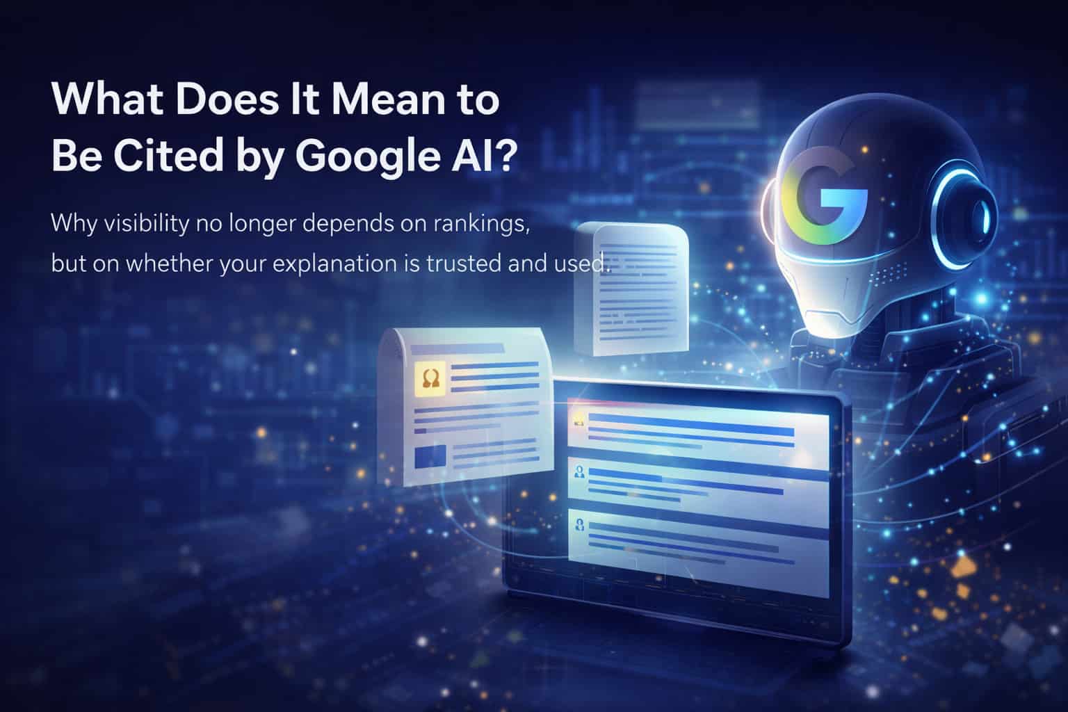 What Does It Mean to Be Cited by Google AI